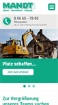 Mobile Screenshot of abbruch-mandt.de